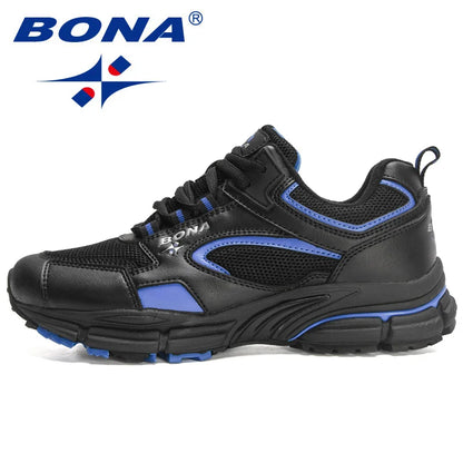 BONA Běžecké boty od nových návrhářů Prodyšné outdoorové sportovní boty Dámské lehké tenisky Dámské pohodlné sportovní boty