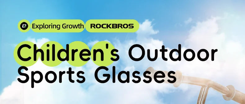 ROCKBROS Occhiali da ciclismo polarizzati fotocromatici per bambini con protezione UV400 Occhiali da sole per sport all'aperto Occhiali da bicicletta MTB per bambini