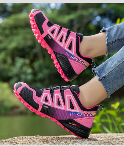 Men's Hiking Shoes Outdoor Sports Lace-Up Hiking Shoes Women's Hiking Sports Non-slip Hunting Tactical Sports Shoes