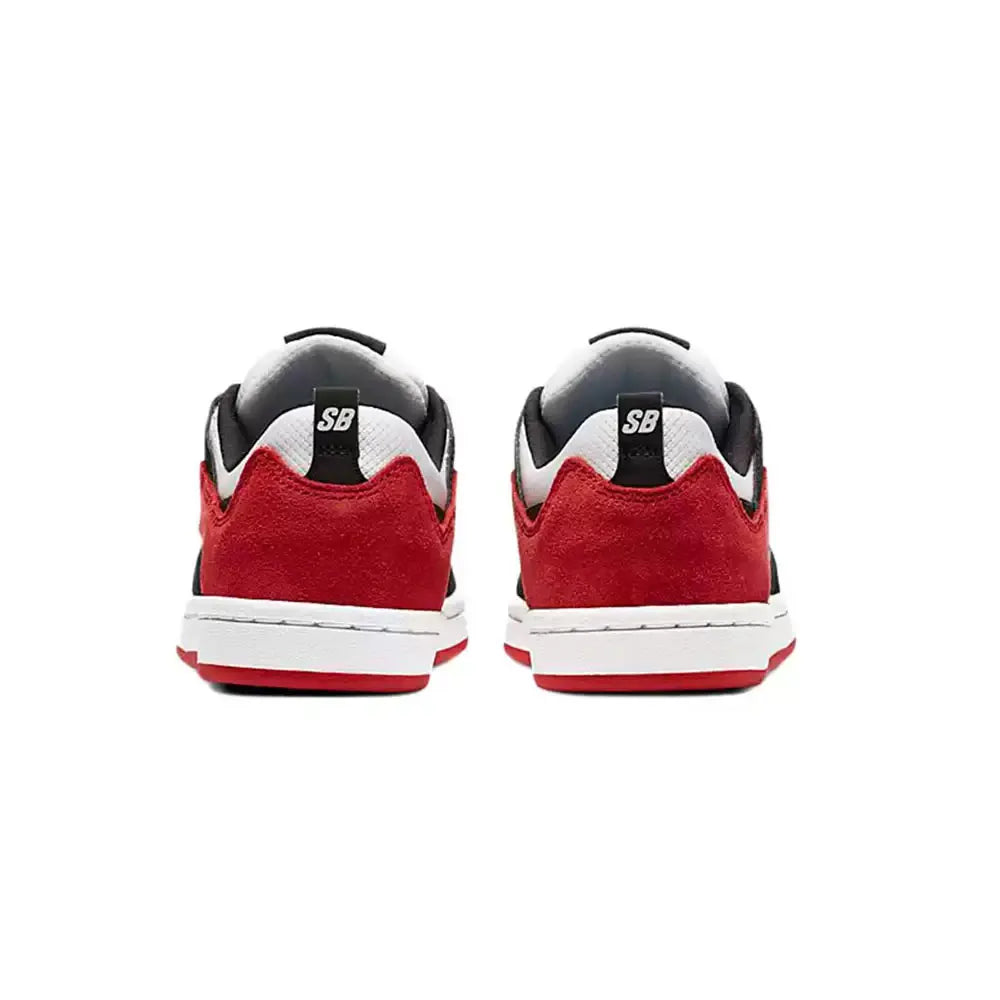 Nike SB Alleyoop Suede Low-Top Skate Shoes for Men in Black, White, and Red CJ0882-102