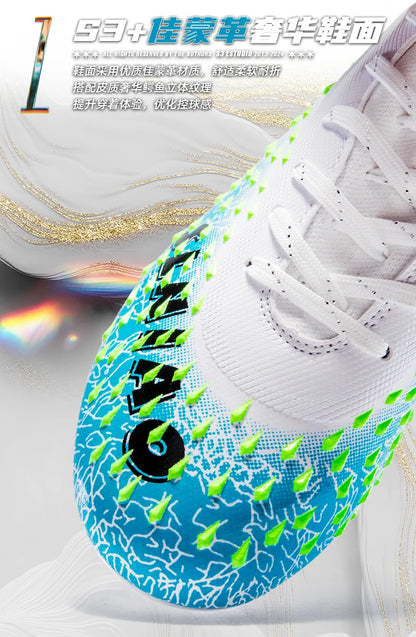 Men Professional Football Shoes Society Cleats Soccer Shoes Original Indoor Football Field Boots Grass Training TF/FG Sneaker
