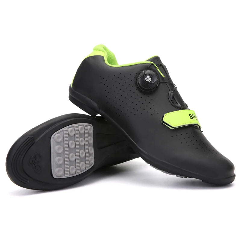 Scarpe da ciclismo di alta qualità da uomo SPD autobloccanti per bici da corsa, scarpe sportive da donna MTB da montagna antiscivolo 36-47