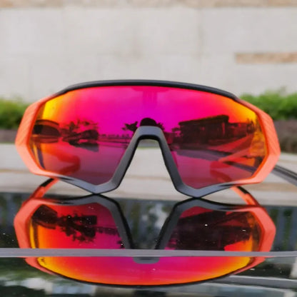 Kapvoe Herren-Marken-Angelbrille, Mountainbike- und Radfahrbrille, Damen-Rennradbrille, Fahrradbrille, Radsportbrille, Oculos Ciclismo