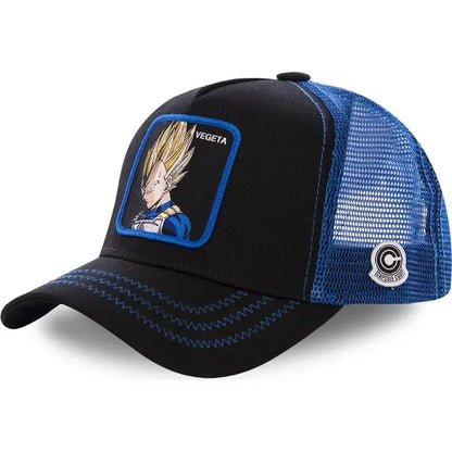ALL Styles Dragon Ball Baseball Cap Snapback Peaked Cap Men's Embroidery Hip-Hop Cap Style Sun Visor Adjustable Trucker Mesh Cap