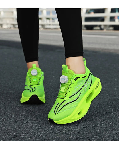 New men's and women's running shoes breathable racing sports shoes carbon cushioning lightweight men's jogging training shoes