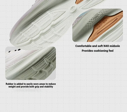 361 Degrees N40 Men Running Shoes Trendy Rebound Cushioning Soft Durable Airy Mesh Stable Lightweight Male Sneakers 672532207