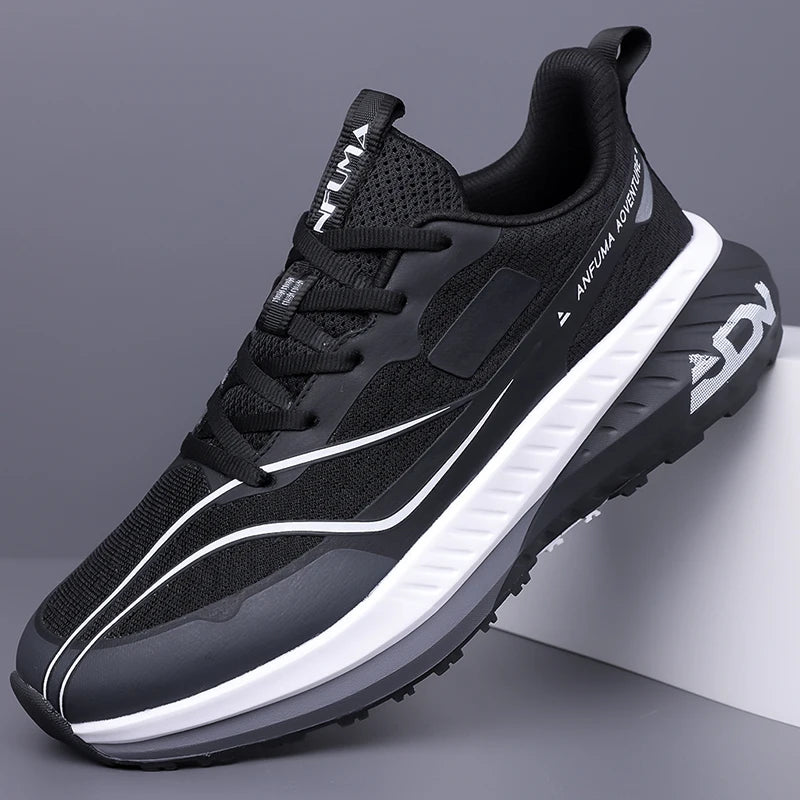Sapatos de caminhada para homem, para atividades ao ar livre, antiderrapantes, de boa qualidade, modernos, rasos, resistentes ao desgaste, respiráveis, ténis casuais, desportivos, de corrida, para homem