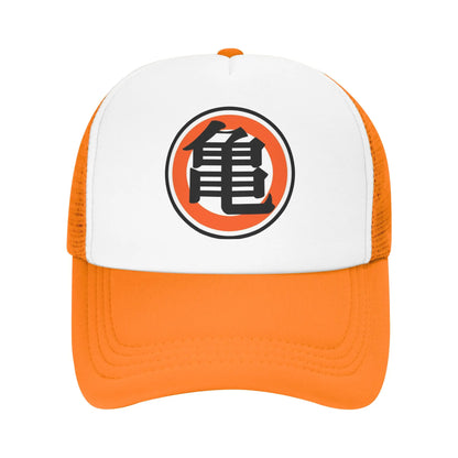 DBZ Turtle Japanese Anime Goku Trucker Cap Adult Dragon Ball  Hat Sun Hats Dad Hat Adjustable Snapback Caps Mesh Baseball Cap