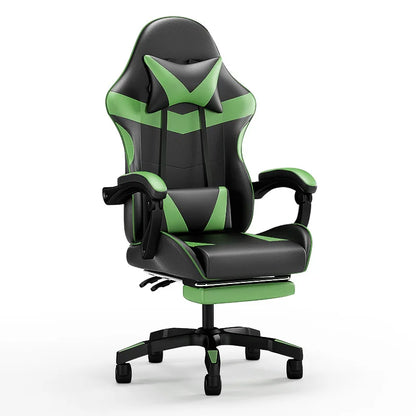 Cadeira Gaming Ergonómica para Secretária, Cadeira Gaming Reclinável para Escritório em Casa com Apoio Lombar para Sessões Prolongadas