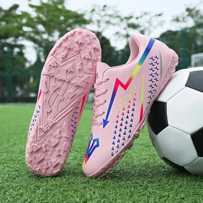 High Quality Men's Soccer Shoes for Society, Ultralight Turf Soccer Cleats Sneakers, Training Football Boots Chuteira Campo Sizes 35-45