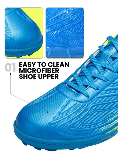 Baasploa Men Football Shoes New Arrival Comfort Lightweight Turf Training Soccer Shoes Professional Male Soft Sneakers Non-Slip