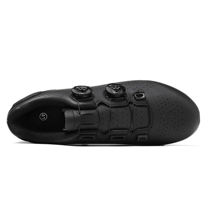 Chaussures de cyclisme VTT pour homme - Chaussures de sport pour vélo tout-terrain et vélo de route - Baskets de cyclisme plates pour la vitesse - Chaussures de VTT - Chaussures à crampons SPD