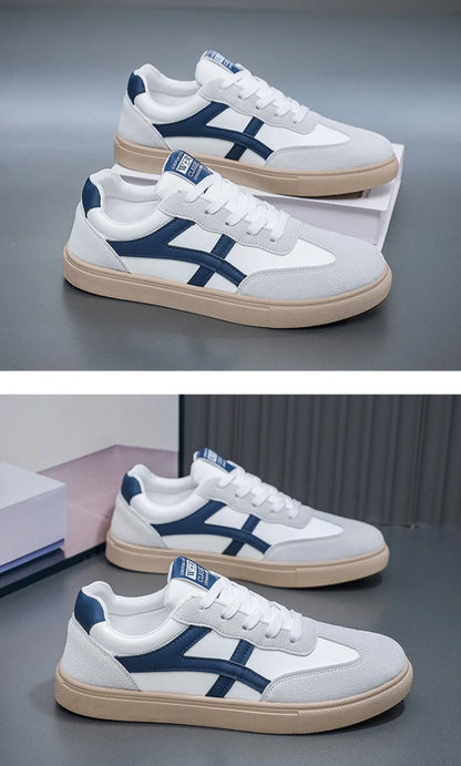 Herren-Freizeitschuhe – Leichte Freizeit- und Outdoor-Wanderschuhe – Sneaker – Rutschfeste flache Herrenschuhe