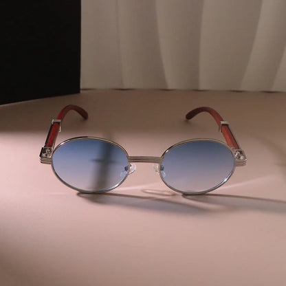 Casual Oval Round Sunglasses Women Men Sun Glasses Female Mirror Colors Designer Brand Fashion Luxurious Gradient Eyewear