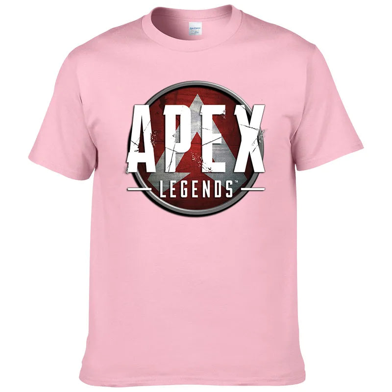 Short Sleeve Print T Shirt Men Summer Cotton Tshirt Clothing New Fashion Casual Apex Legends Harajuku Tee Style Cool Top F81