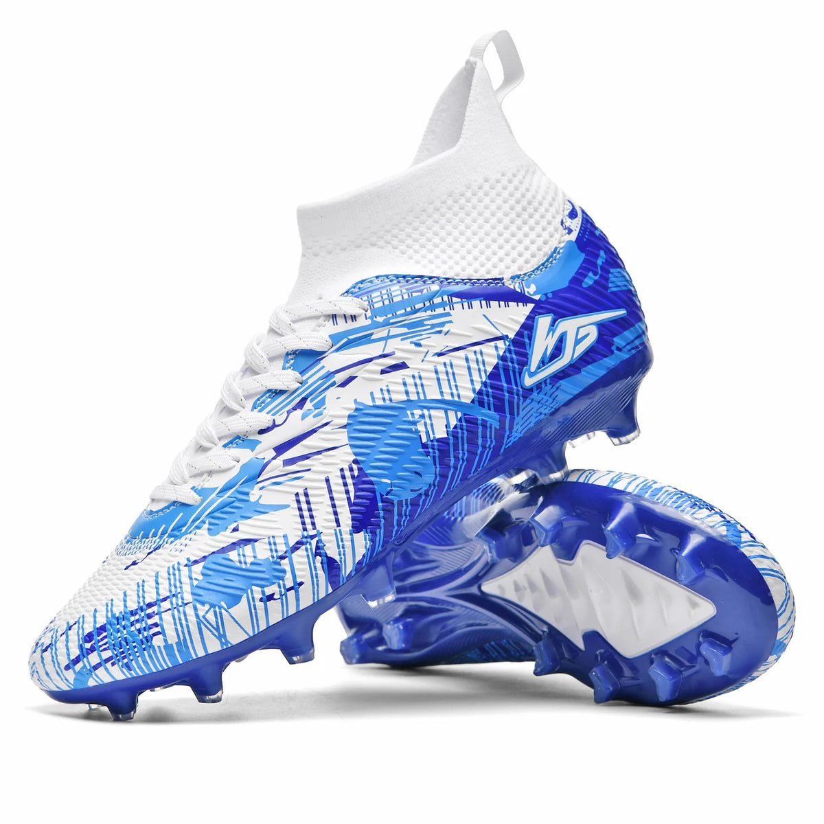 Chaussures de Football pour hommes TF/FG Sneaker garçon confortable société Original résistant chaussures de Football de qualité supérieure bottes de Football à longues pointes