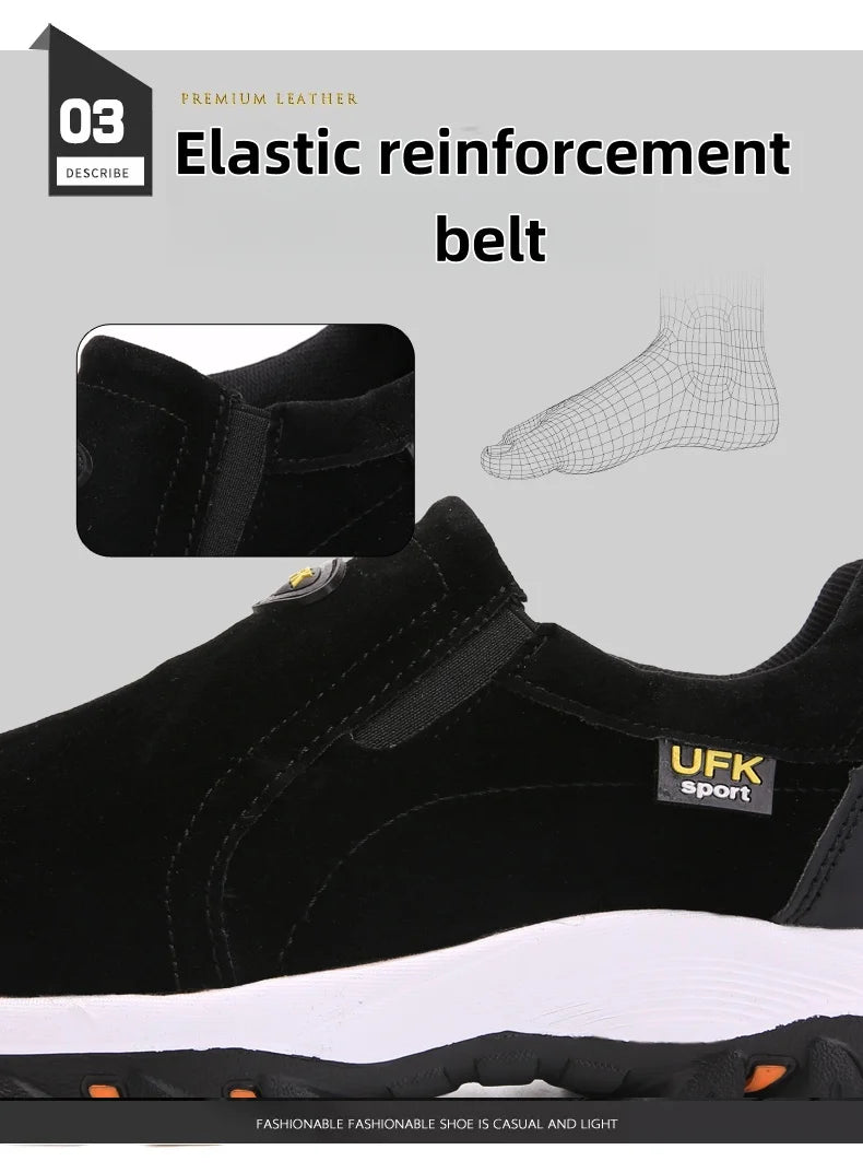 Sapatos desportivos casuais para homem, para caminhadas ao ar livre, acampamento, corrida leve e jogging, mocassins antiderrapantes, sapatos de caminhada, tamanhos grandes 38-50