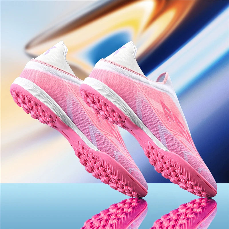 Nouvelles chaussures de football pour hommes, chaussures de sport, chaussures de soccer, haute qualité, ultralégères, haute tige, respirantes, futsal, antidérapantes, pour match en extérieur