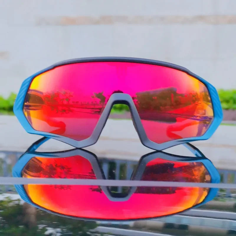 Kapvoe Herren-Marken-Angelbrille, Mountainbike- und Radfahrbrille, Damen-Rennradbrille, Fahrradbrille, Radsportbrille, Oculos Ciclismo