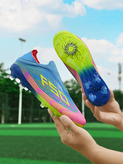 Herren-Fußballschuhe New Society für Rasen, atmungsaktive ultraleichte Outdoor-Sportschuhe für Erwachsene, Fußball-Sneaker für Herren