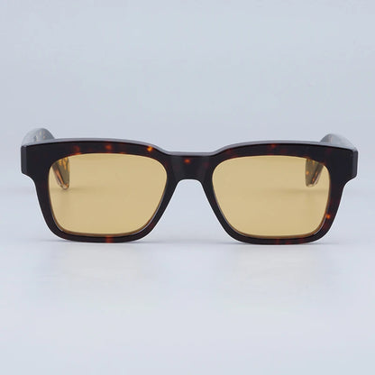 JMM Molino Square Sunglasses with Rivet Handmade Classical Vintage Acetate Designer Brand Prescription Eyeglasses with Case