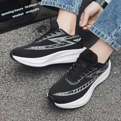 Men Running Shoes Professional Marathon Comfortable Breathe Mesh Sneakers Daily Fitness Anti Slip Shock-absorbing Jogging Shoes