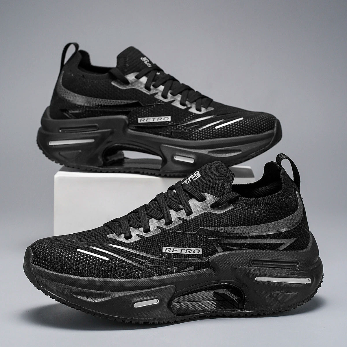 Unisex-Sportschuhe, trendig, atmungsaktives Mesh, weiche Sohle, stoßdämpfend, strapazierfähig, für Teenager, professionelle Laufschuhe für Herren
