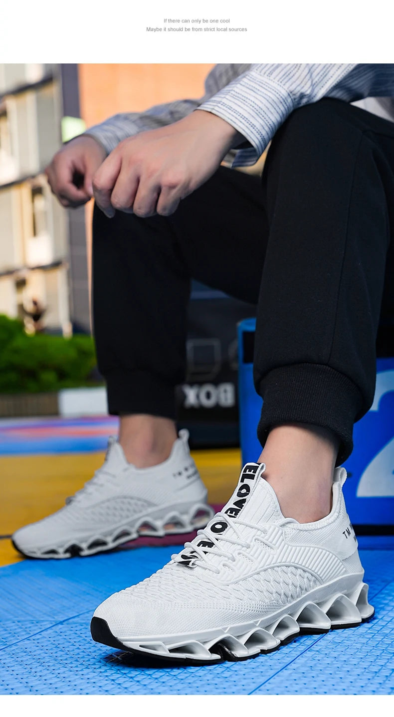 Hommes chaussures baskets mâle tenis chaussures de luxe hommes entraîneur décontracté course respirant mode mocassins chaussures de course pour hommes
