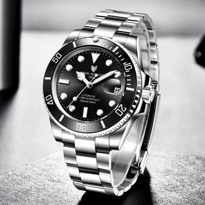 Orologi da polso meccanici da uomo LIGE, orologi da lavoro, orologi da uomo impermeabili, orologi sportivi automatici da uomo, Relogios Masculino