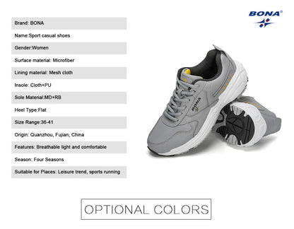 BONA New Designers Classics cipők, futócipők, női szabadtéri sportcipők, kényelmes futócipők, női sétálócipők