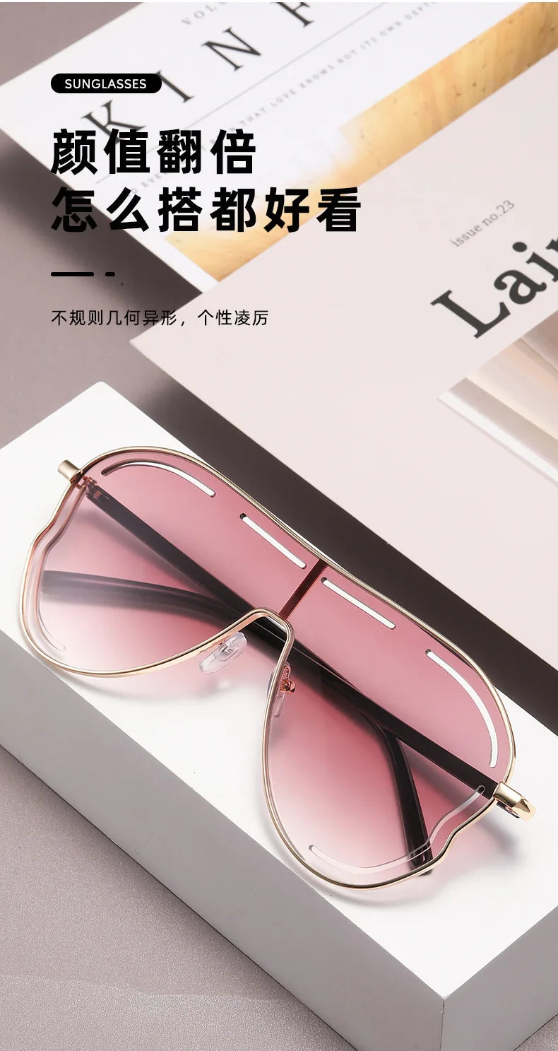 New Vintage Round Sunglasses Women Men Circular Pilot Sun Glasses Female Oval Eyewear Sunglasses for Male Female Eyeglasses