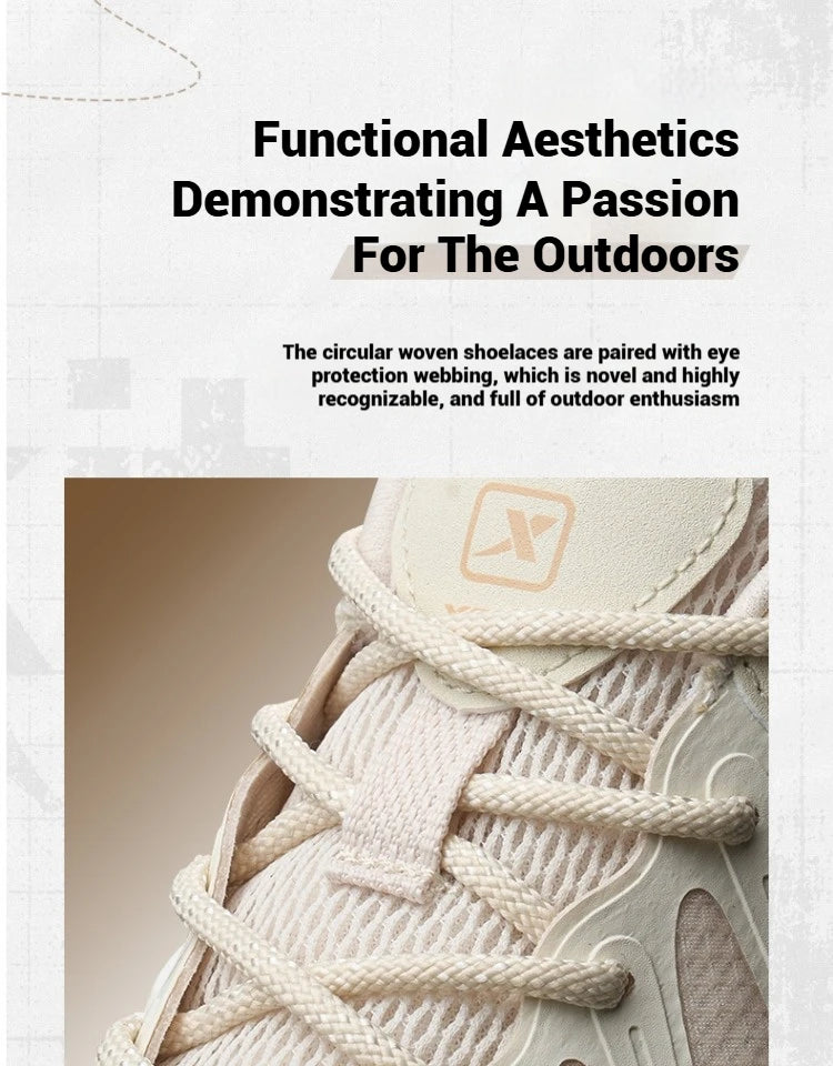 Xtep Casual Shoes Spring And Summer Lightweight Sports Shoes Thick Sole Fashionable Street Style Sneakers 875319320004