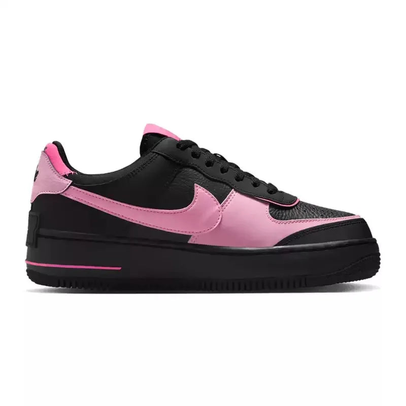 Nike AF1 Shadow Low Women's Casual Versatile Street Fashion Comfortable Sneakers Black Pink CI0919-006