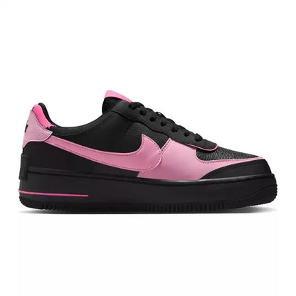 Nike AF1 Shadow Low Women's Casual Versatile Street Fashion Comfortable Sneakers Black Pink CI0919-006