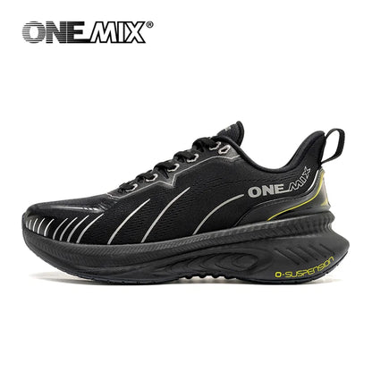 ONEMIX Novos Ténis de Corrida com Amortecimento para Homem, Adequados para Corredores Pesados, com Atacadores, Desportivos, para Mulher, Antiderrapantes, para Atividades ao Ar Livre, Ténis Desportivos Masculinos