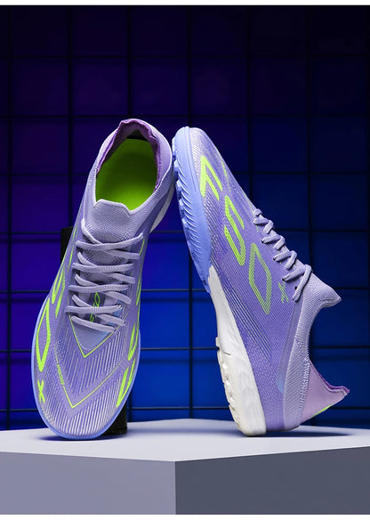 Ultralight Outdoor Sport Men's Soccer Shoes Training Football Sneakers for Youth Turf Soccer Cleats Non-Slip