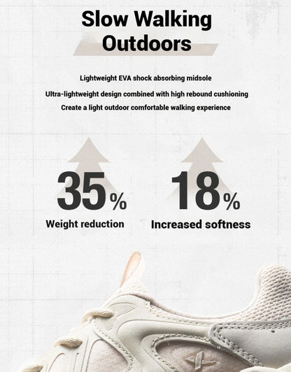Xtep Casual Shoes Spring And Summer Lightweight Sports Shoes Thick Sole Fashionable Street Style Sneakers 875319320004