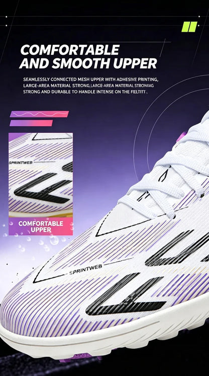 Ultralight Outdoor Sport Men's Soccer Shoes Training Football Sneakers for Youth Turf Soccer Cleats Non-Slip