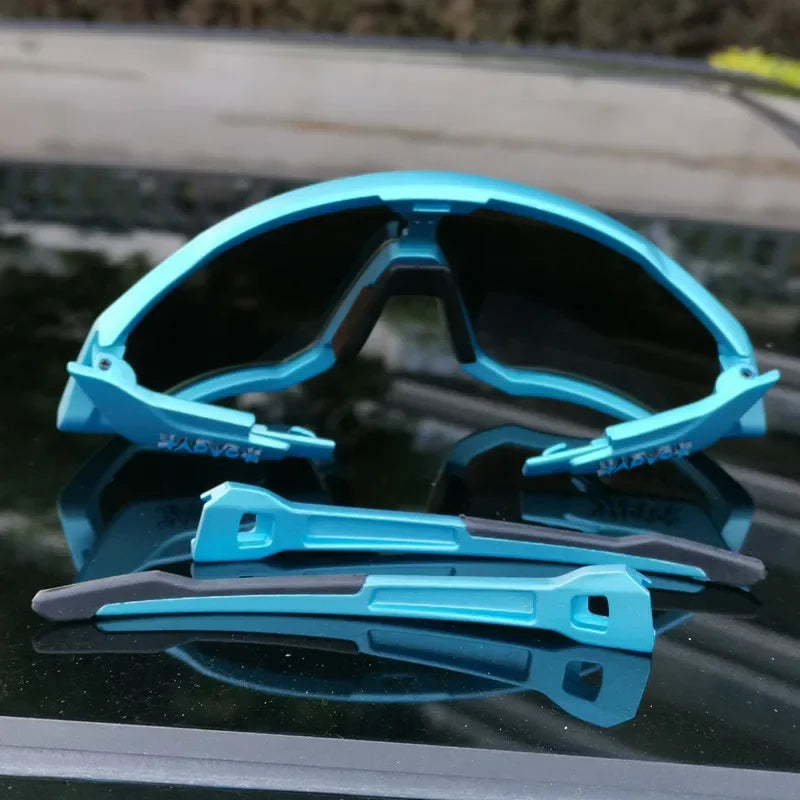 Kapvoe Herren-Marken-Angelbrille, Mountainbike- und Radfahrbrille, Damen-Rennradbrille, Fahrradbrille, Radsportbrille, Oculos Ciclismo