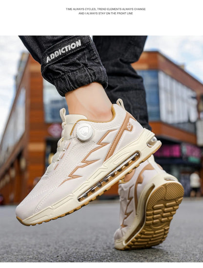 Spring & Summer Men's Running Shoes  Outdoor Hiking,Wear-Resistant Trail Shoes with BOA Closure,Breathable Sports & Casual Style
