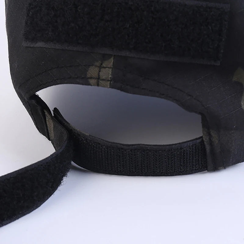 Podesiva kapa Outdoor Multicam kamuflažnog uzorka s mrežicom, taktička snapback kapa za airsoft, ribolov, lov, planinarenje i košarku