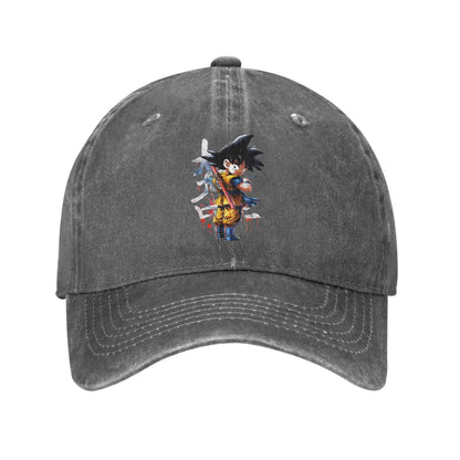 Produit gaming premium Fraquane, Dragon Ball Kakarot Goku Baseball Caps Vintage Distressed Denim Sun Cap Men Women Outdoor Workouts Unstructured Soft Caps Hat, produits de luxe, nouvelle génération, équipement gamer