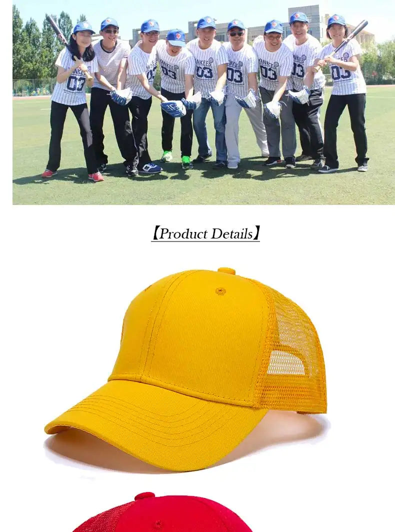 Baseballcaps für Großhandel, lässige Caps für Herren, Mesh-Hüte für Damen, Unisex-Hüte, Hut mit individuellem Logo, bestickte Hüte