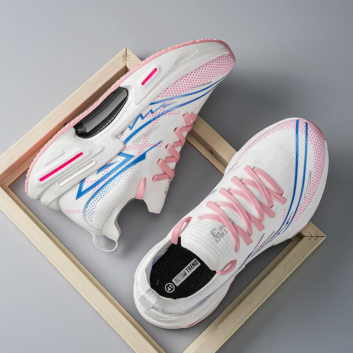 Unisex-Sportschuhe, trendig, atmungsaktives Mesh, weiche Sohle, stoßdämpfend, strapazierfähig, für Teenager, professionelle Laufschuhe für Herren