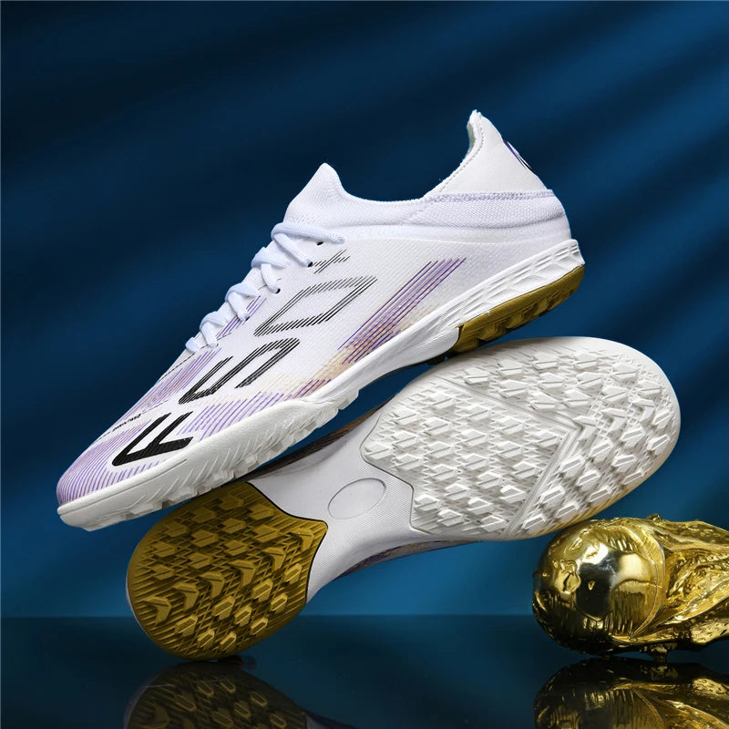 New Men's Soccer Shoes Match Football Boots Sneakers Non-Slip Grass Cleats High-Quality Futsal Indoor Hot-Selling High-Top Outdoor