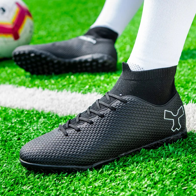 Hoogwaardige voetbalschoenen voor heren, duurzame voetbalschoenen voor jongens, lichtgewicht voetbalschoenen voor kinderen, futsal-trainingsschoenen, voetbalschoenen met noppen