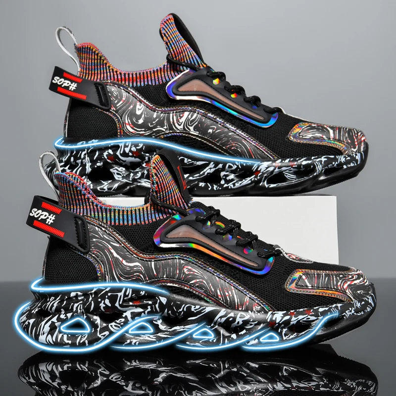 Buty męskie, trampki, obuwie męskie codzienne, buty męskie tenisowe, buty luksusowe, buty sportowe, buty wyścigowe, buty oddychające, modne mokasyny, buty do biegania dla mężczyzn