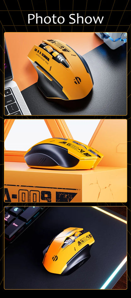 High Quality Inphic A9 200-2400dpi Blueto0th 5.0 Mouse Silent Charging Mechanical Feel Wireless Mouse for Tablet gaming mouse