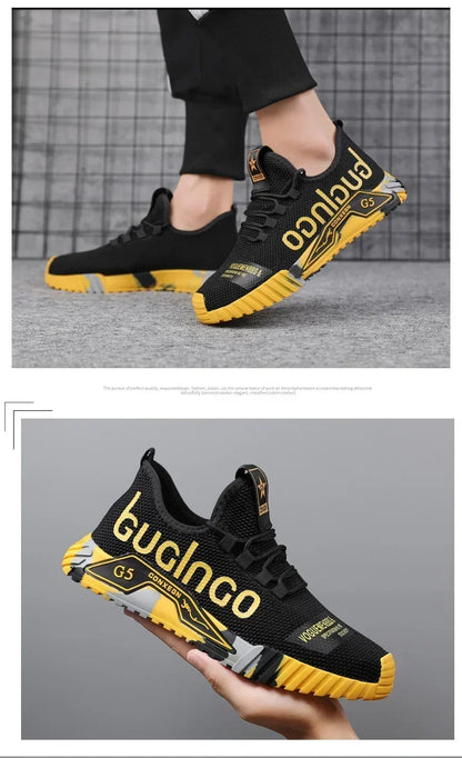 Runing Sport Fashion High Top Sneakers Zapatillas De Deporte 2024 Men Casual Mesh Shoes Light Soft Breathable Vulcanize Shoes