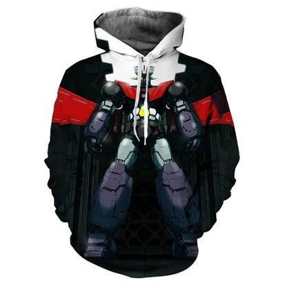 Autumn Mazinger Z Anime Robot 3D Print Hoodies Men Women Fashion Oversized Sweatshirts Hoodie Male Pullovers Tracksuit Clothing